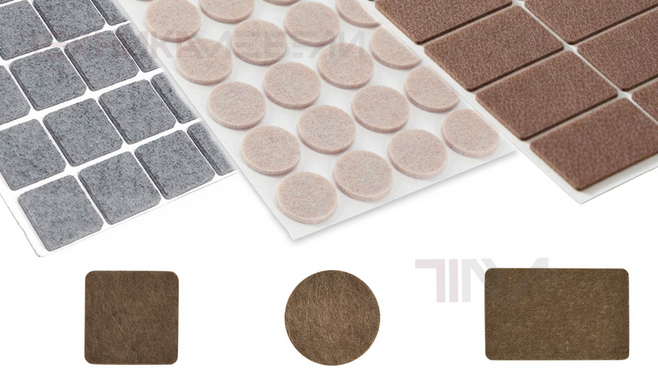 277PC Подпятник фетровый на клейкой основе